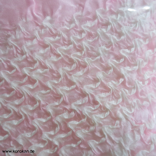 Shibori rosa Himo - Bindeband, Seide