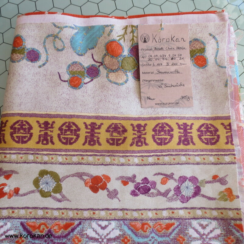 Bassetti granfoulard Baumwollstoff China Streifen