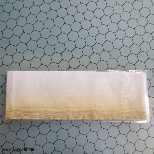 Obi steifer durchbrochen gewebter Hanfstoff mit gewebtem Farbverlauf