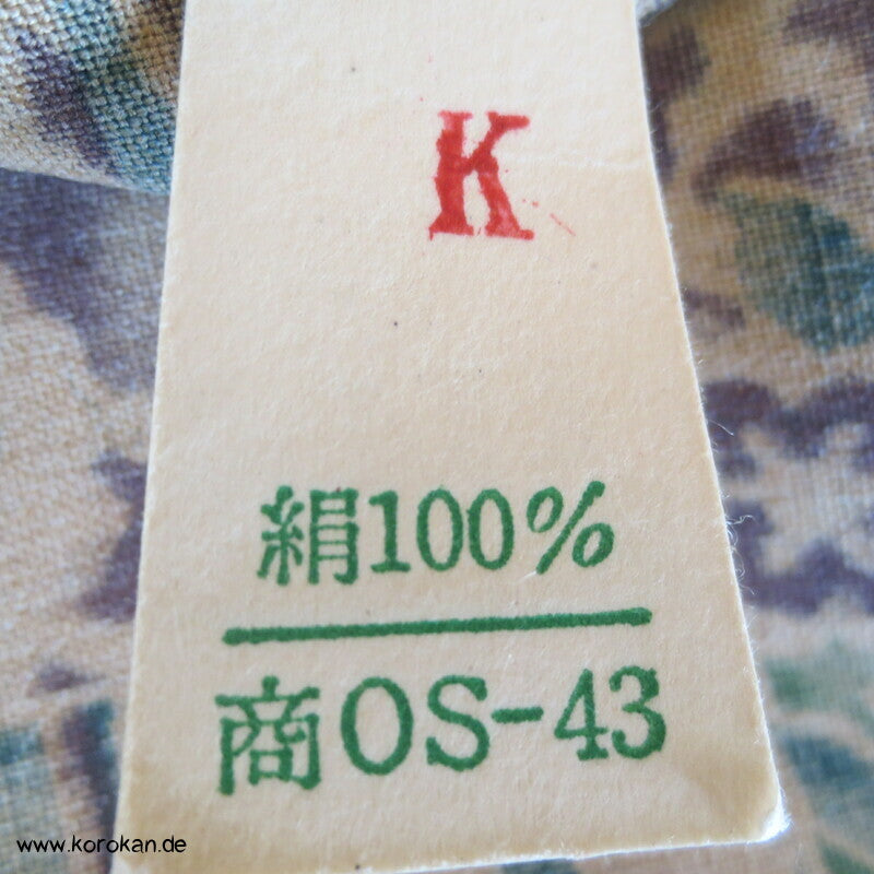 Patchwork Druck Honan Kimono Seide