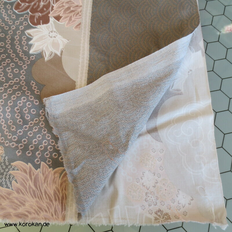 Bassetti granfoulard Baumwollstoff zarte Japan Muster
