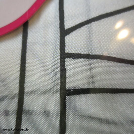 natur Seidentuch Pongé gedruckter Tiger