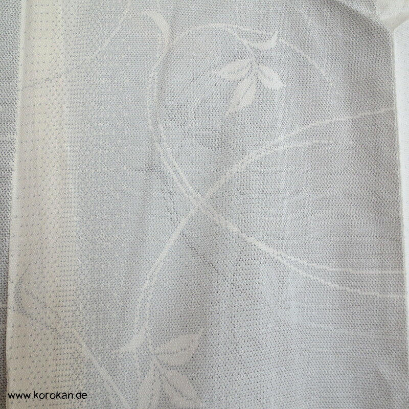 japanischer Kasuri Arabesken in Crepe Georgette Tsumugi Seiden Hitoe Kimono