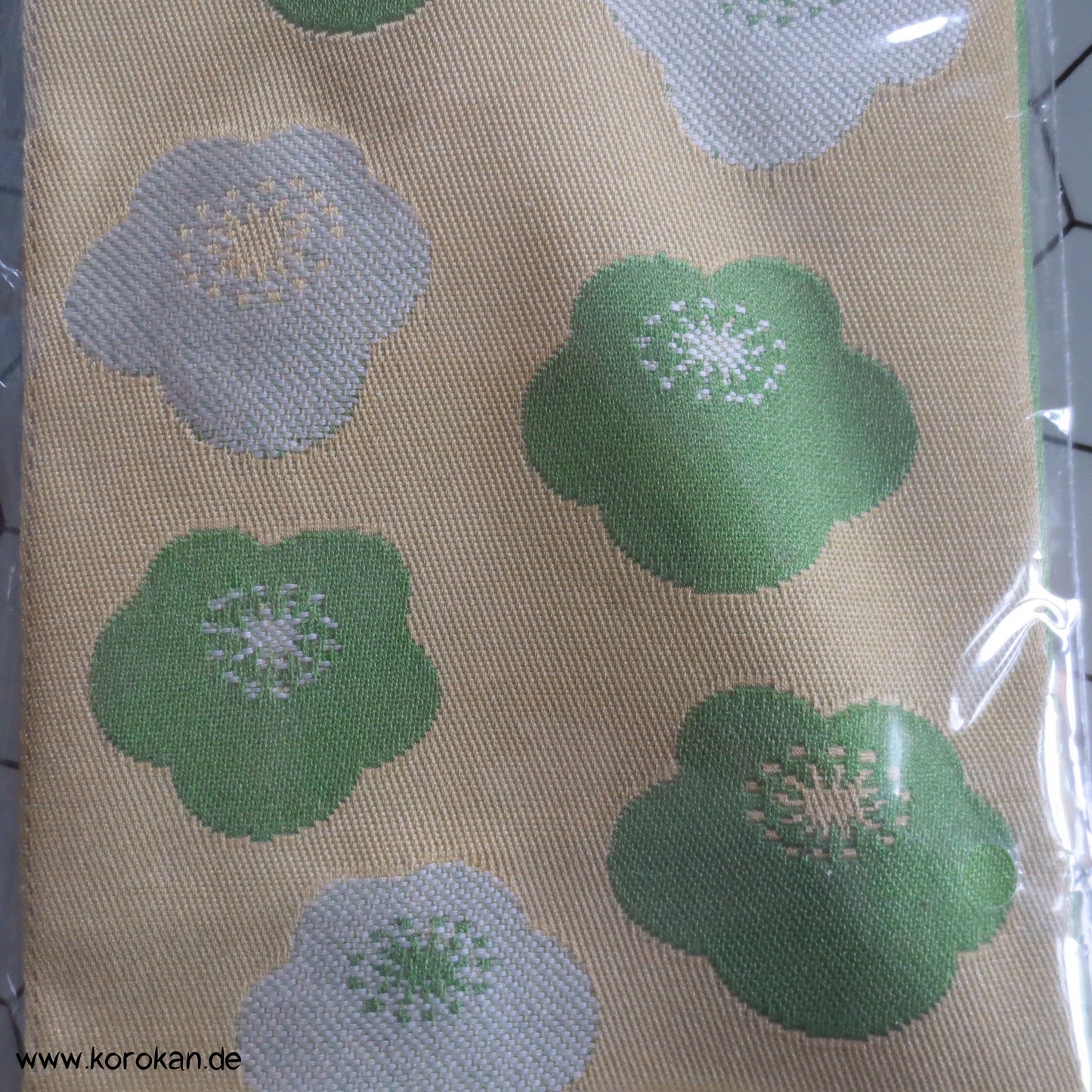 Datejime Kimono Bindeband - Seidenjacquard wechselseitig gewebt