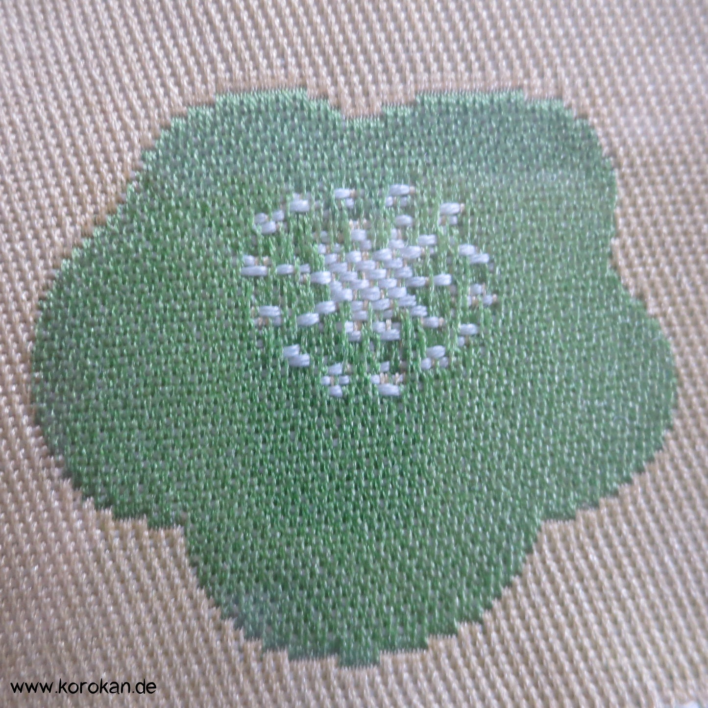 Datejime Kimono Bindeband - Seidenjacquard wechselseitig gewebt