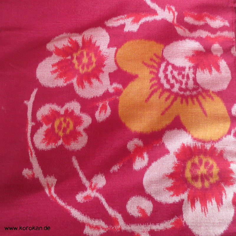 Sakura Rondelle Meisen Seiden Komon Kimono