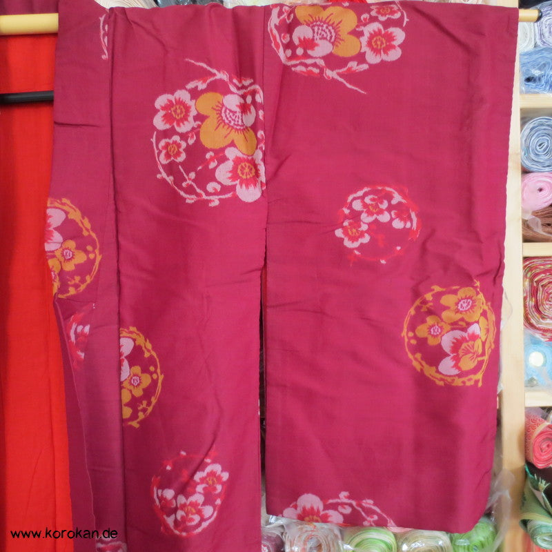 Sakura Rondelle Meisen Seiden Komon Kimono