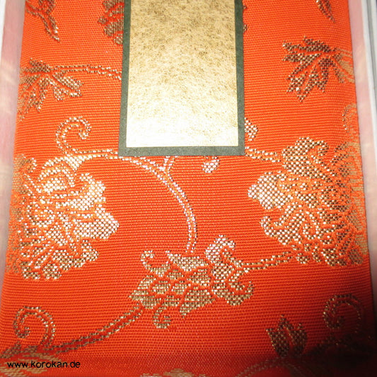 Kakocho - Notizbüchlein in Leporelloform mit Brokatdeckel