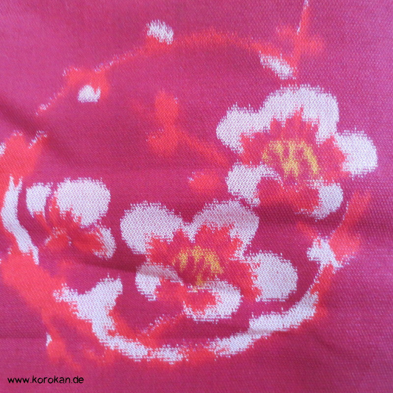 Sakura Rondelle Meisen Seiden Komon Kimono