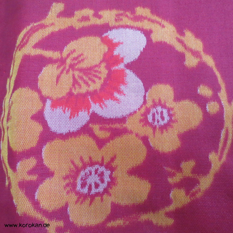 Sakura Rondelle Meisen Seiden Komon Kimono