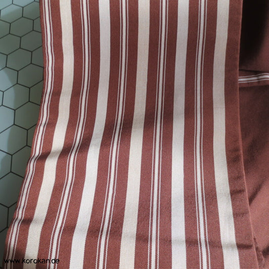 braun gestreifter Hanhaba Obi unterschiedliche Seiten