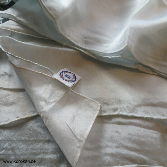 großes Seidentuch, Pongé hellblassblau,