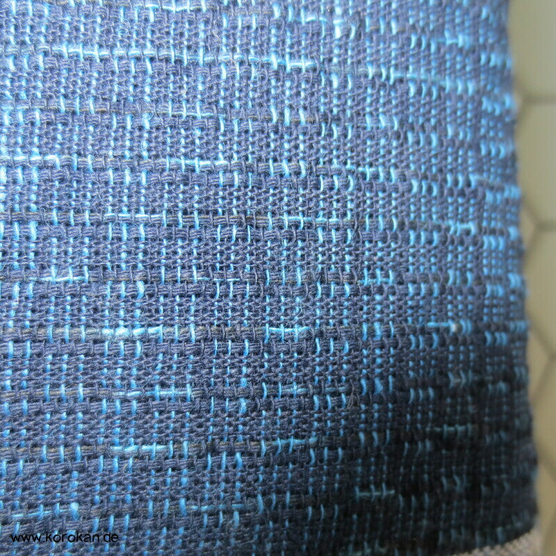 Awa Shijira originalgehefteter handgewebter dicker Kimono Baumwollstoff