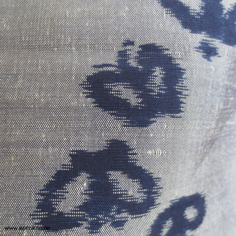 Kasuri - Schmetterlinge Hitoe Meisen Seiden Kimono