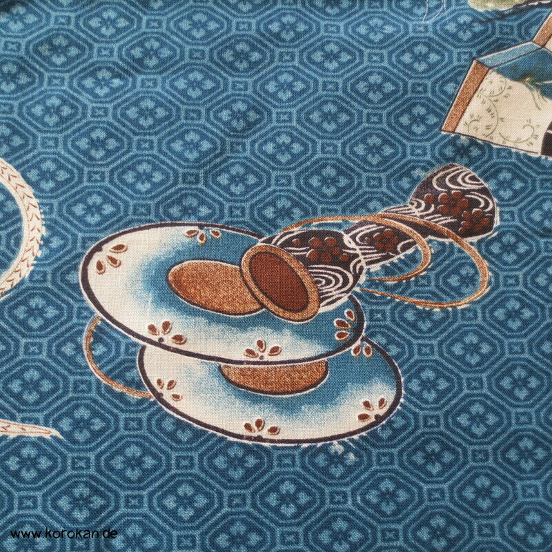 Noh Masken Juban Kimono Muslin Araihari Stoffrest