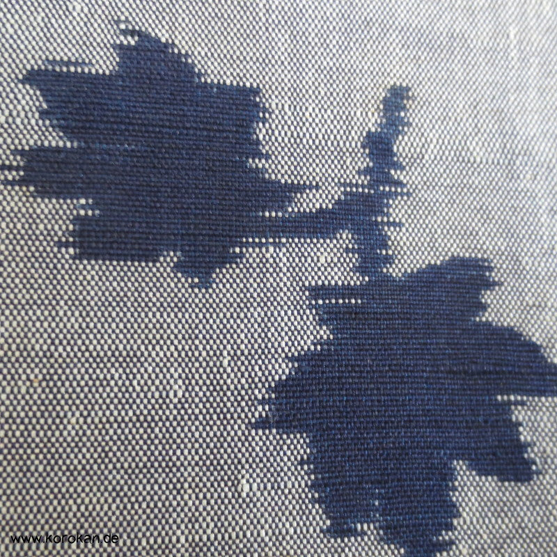 Kasuri - Schmetterlinge Hitoe Meisen Seiden Kimono