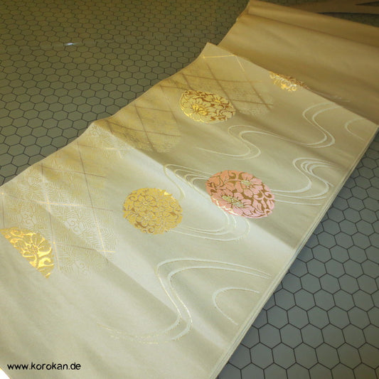 Spiegel Seiden Obi - Nishijin Seiden Brokat