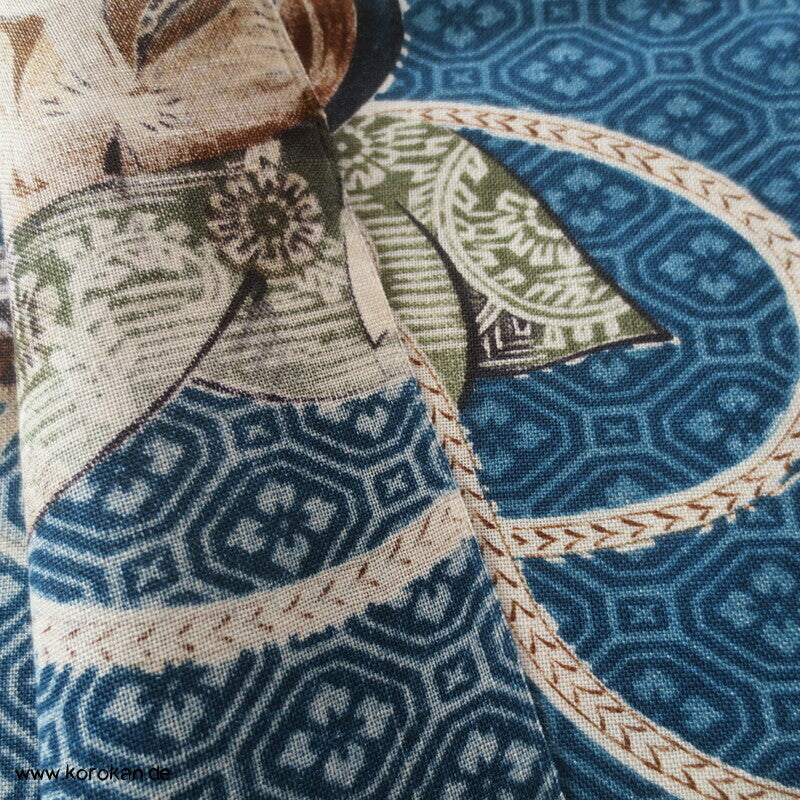 Noh Masken Juban Kimono Muslin Araihari Stoffrest