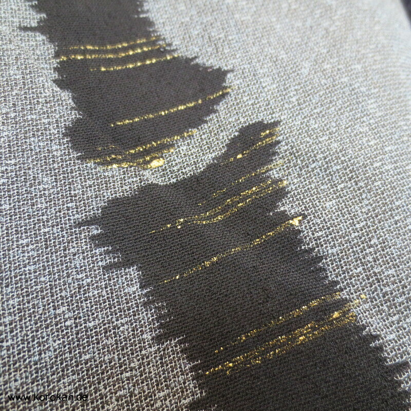 Bambus Hitoe Kimono, steifer japanischer Sha Seiden Georgette