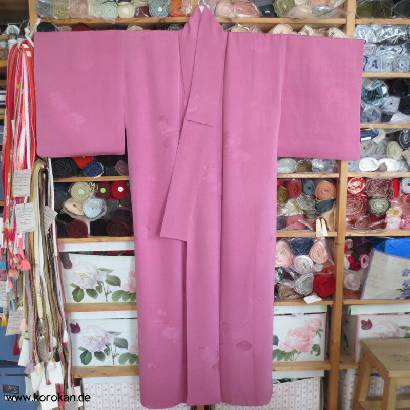 gewebte Kamelien Iromuji - einfarbiger - Kimono