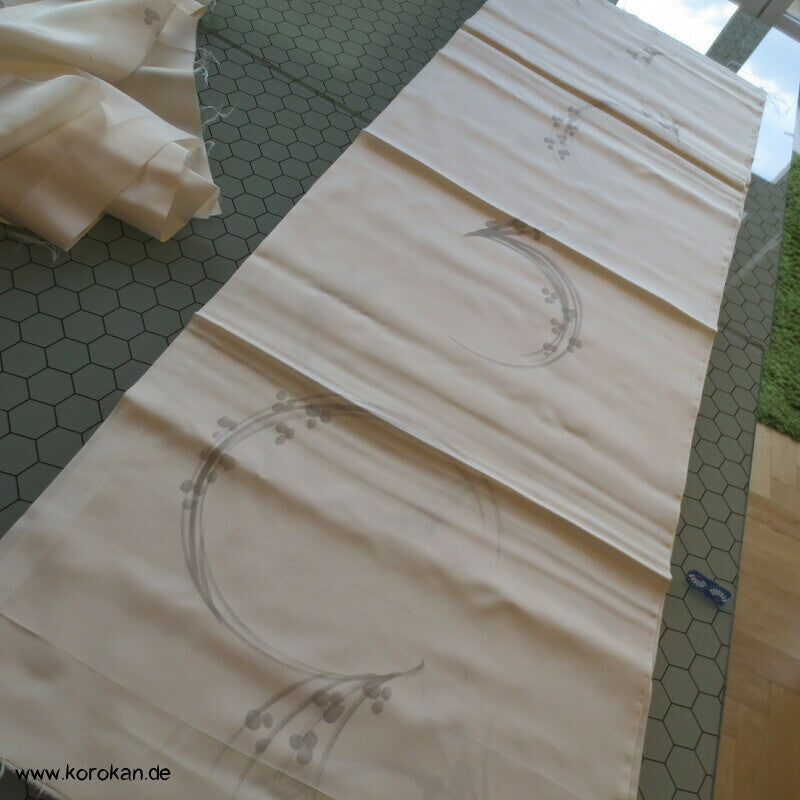 graue Kringel Araihari Haori Jackenfutter