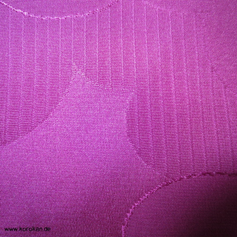 gewebte Wolken einfarbig violetter Seidendamast Iromuji - Kimono