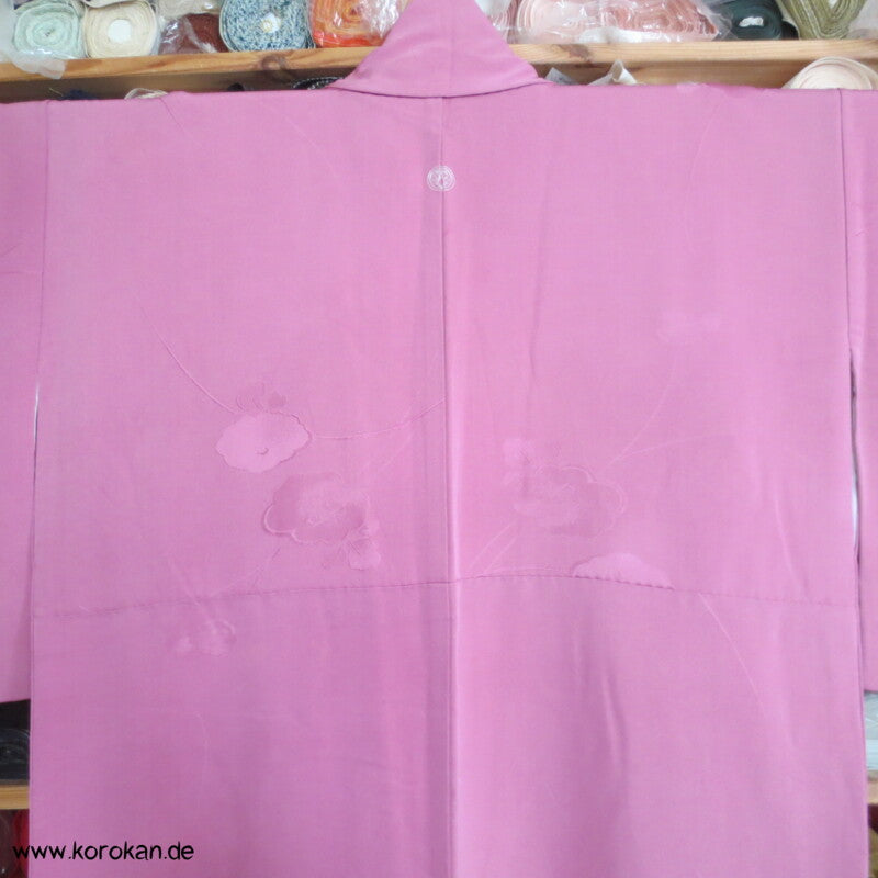 gewebte Kamelien Iromuji - einfarbiger - Kimono