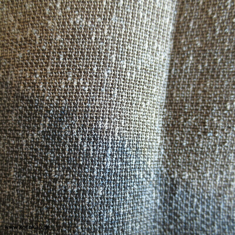 Bambus Hitoe Kimono, steifer japanischer Sha Seiden Georgette