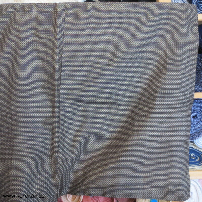 Fuji San, Boot Futter, Haori Jacke aus braunem Tsumugi