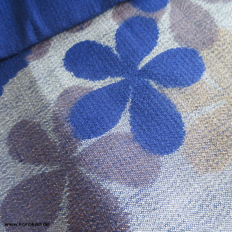 Haori Kimono Jacke Meisen kobaltblau