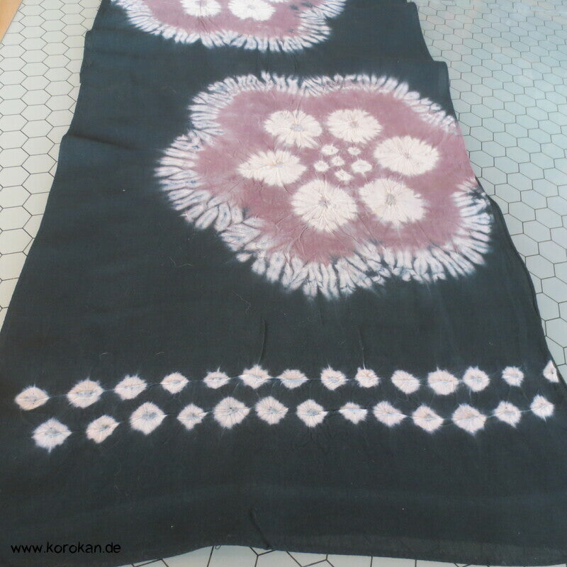Shibori Baumwoll Kimono Schal, Kinder Sanyaku Obi