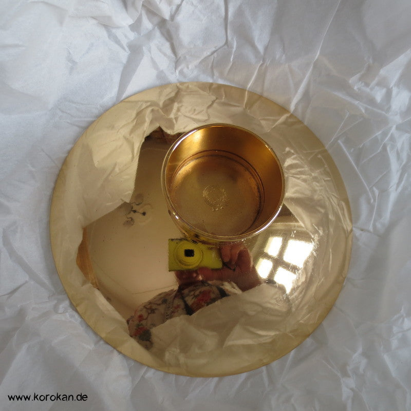 flache 24 K vergoldete Schalen - Sakazuki, Varianten