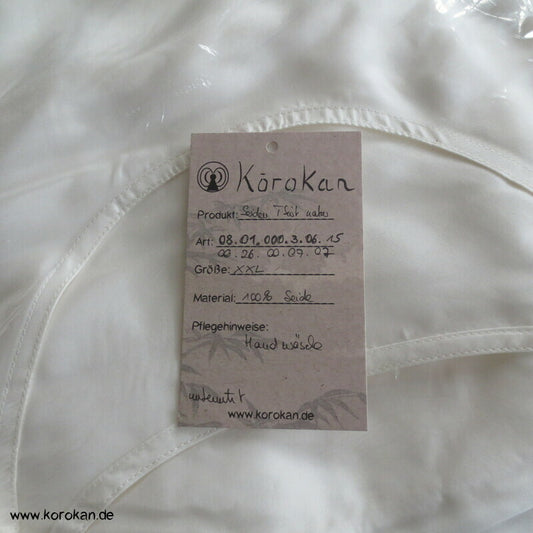 natur Seiden T Shirt zum Bemalen