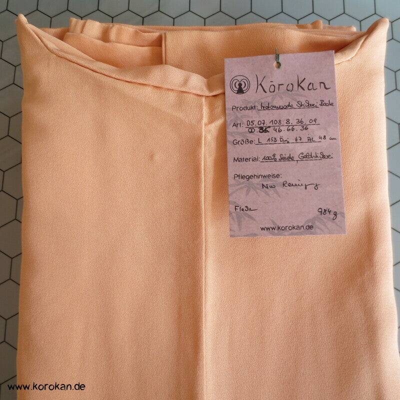 Japan Boote im Schilf Stickerei Irotomesode Seidencrepe Kimono