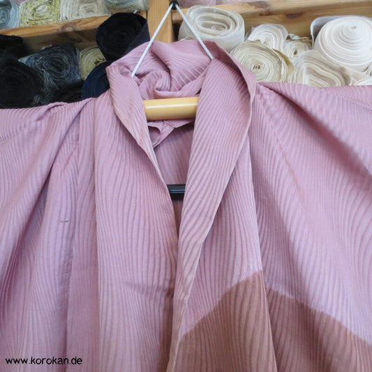 Shibori Bögen Haori Karieba Strukturseide