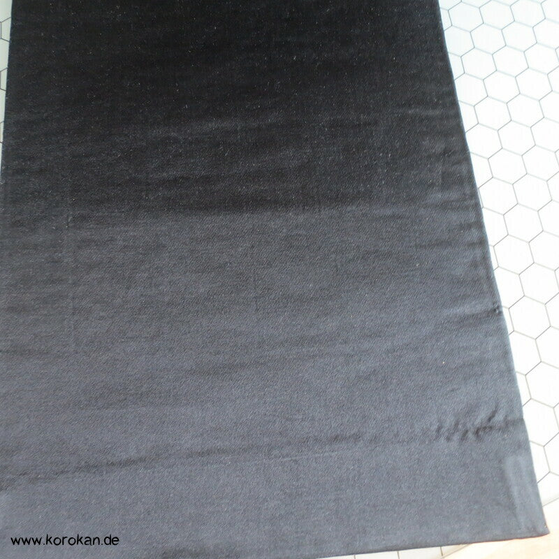 Schmetterlinge Fukuro Obi schwarzgrundiger Seiden Brokat Kimonogürtel