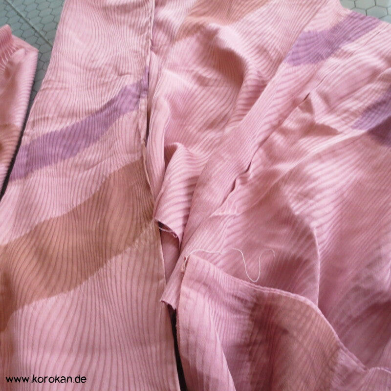 Shibori Bögen Haori Karieba Strukturseide