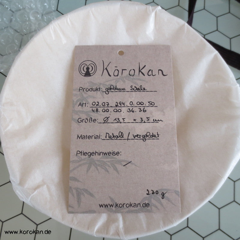flache 24 K vergoldete Schalen - Sakazuki, Varianten