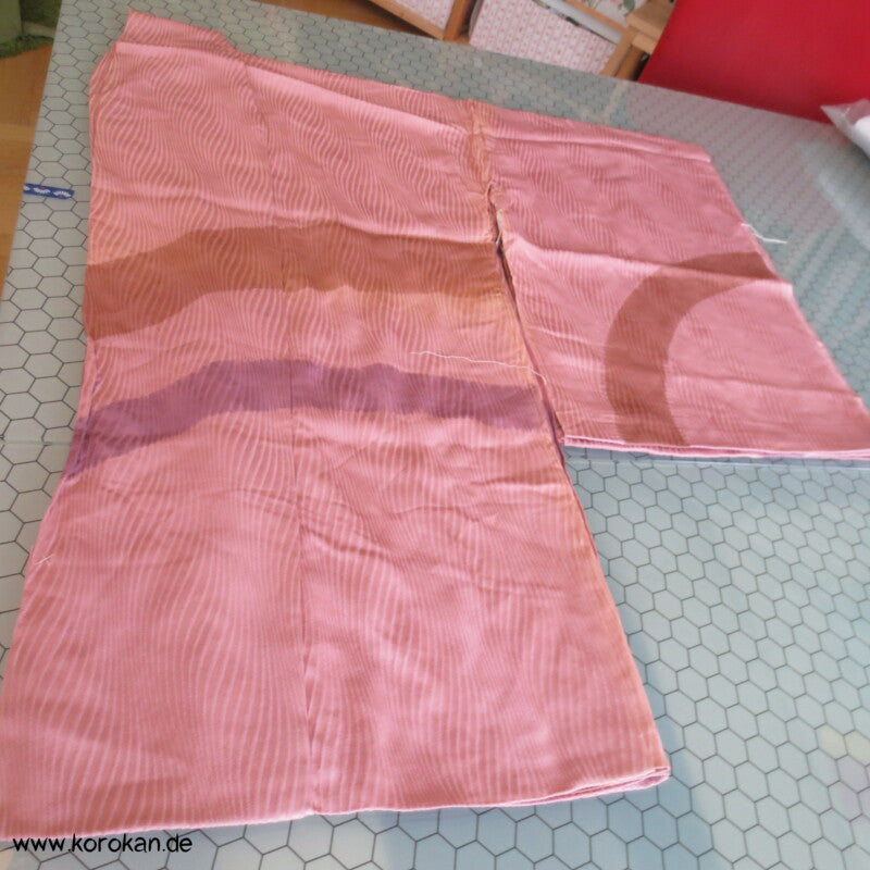 Shibori Bögen Haori Karieba Strukturseide