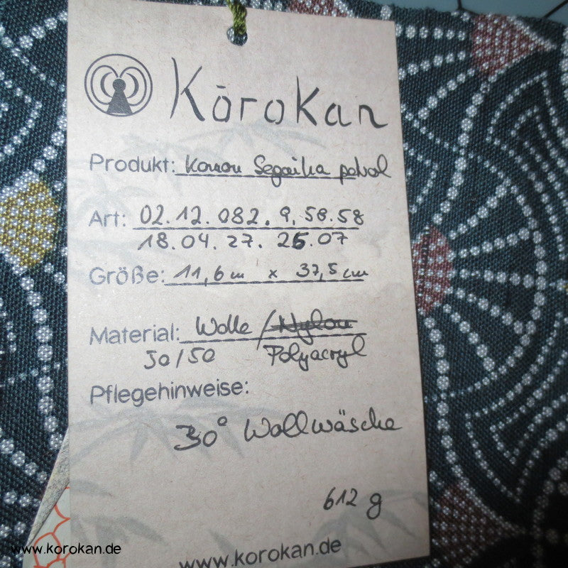 Segaiha Muschel Wellen Wollmischgewebe für Alltags Kimono