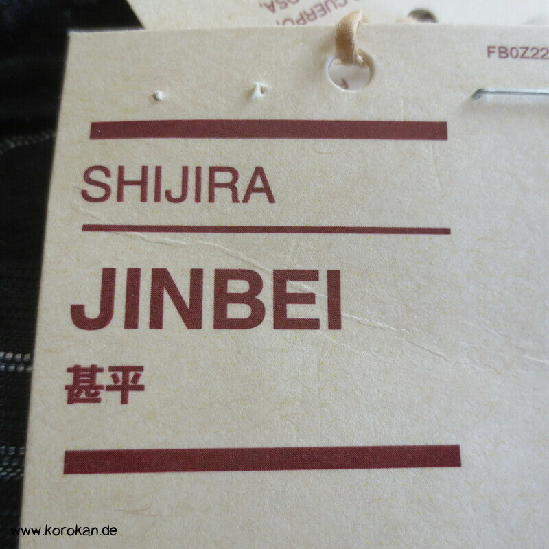 Jinbei Kimono - kurzer Pyjama Zweiteiler Shijira Baumwolle