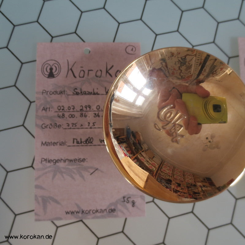 flache 24 K vergoldete Schalen - Sakazuki, Varianten