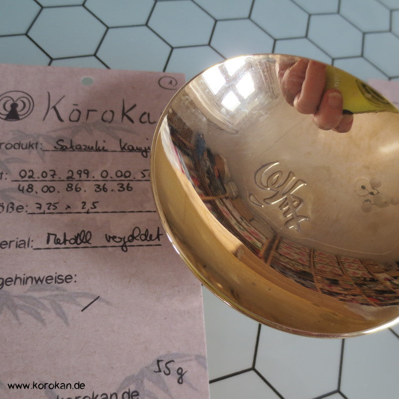 flache 24 K vergoldete Schalen - Sakazuki, Varianten