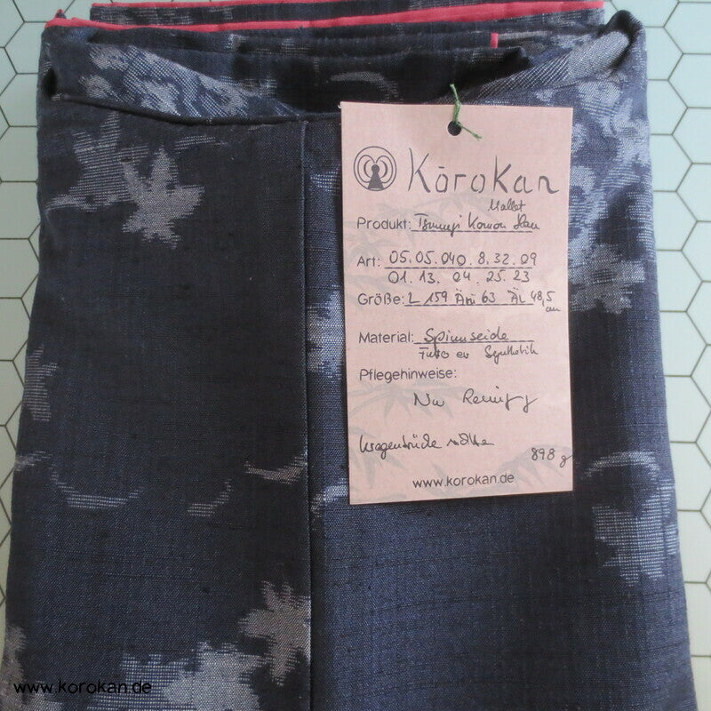 Japan fließende Muster Kasuri Tsumugi Seiden Kimono