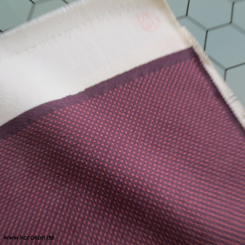 kleine Punkte Kimono Chirimen Crepe Seide