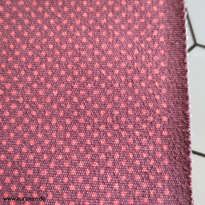 kleine Punkte Kimono Chirimen Crepe Seide
