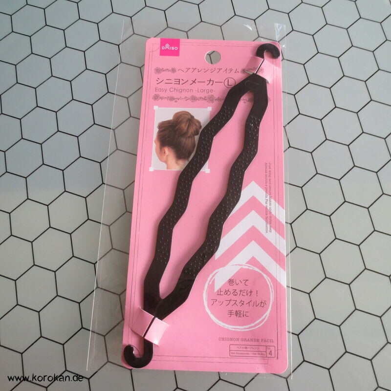 Chignon Twist, japanischer Haarknoten Hilfe