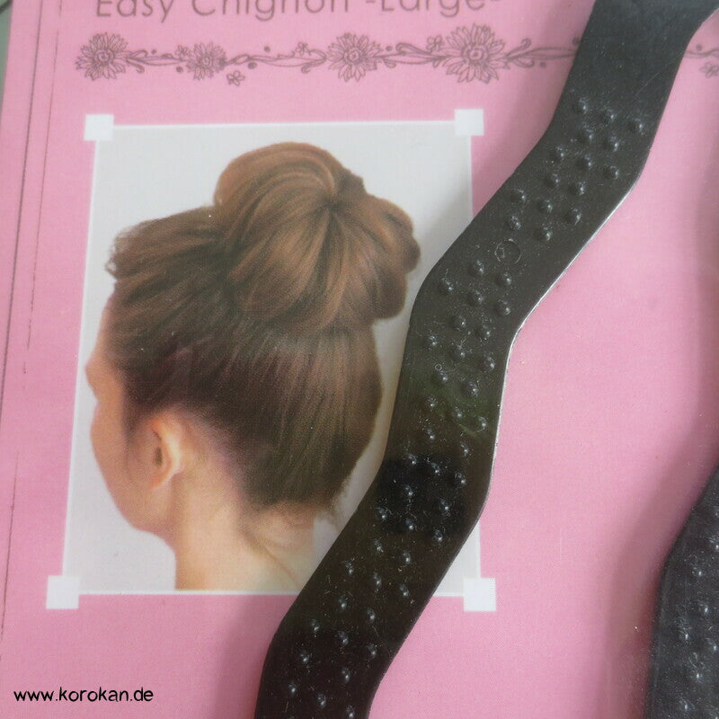 Chignon Twist, japanischer Haarknoten Hilfe