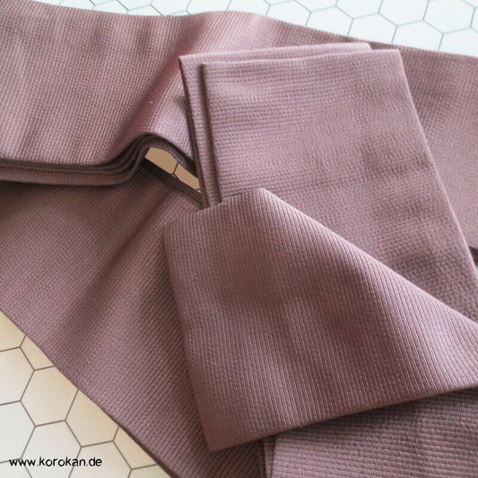 Kaku Seiden Obi Kimono Gürtel braun Rips