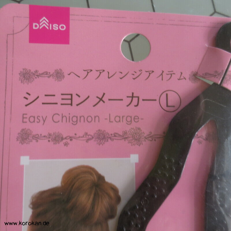 Chignon Twist, japanischer Haarknoten Hilfe